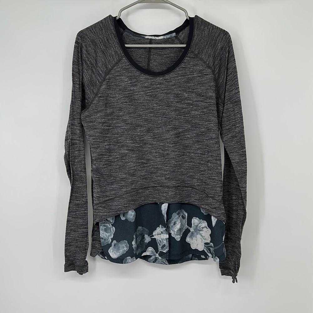 Lululemon pullover long sleeve shirt size 8